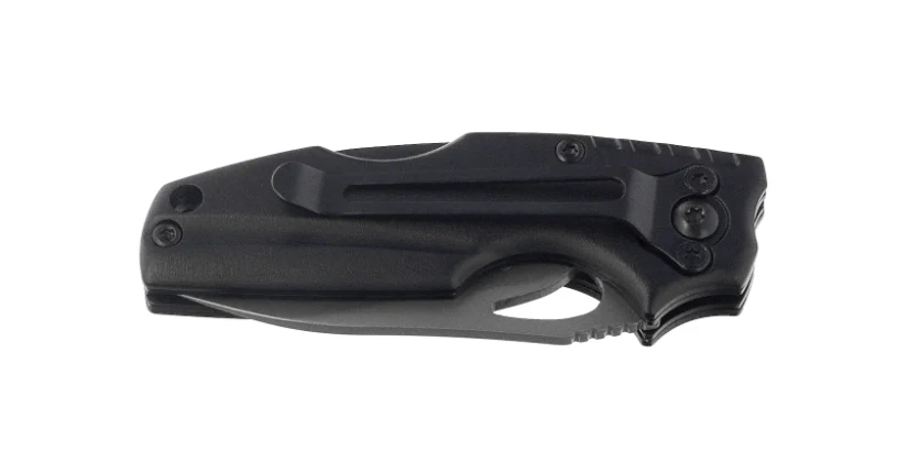 Couteau pliant tactique K25 18775 – lame 7Cr17MoV titane, manche aluminium noir – Image 6
