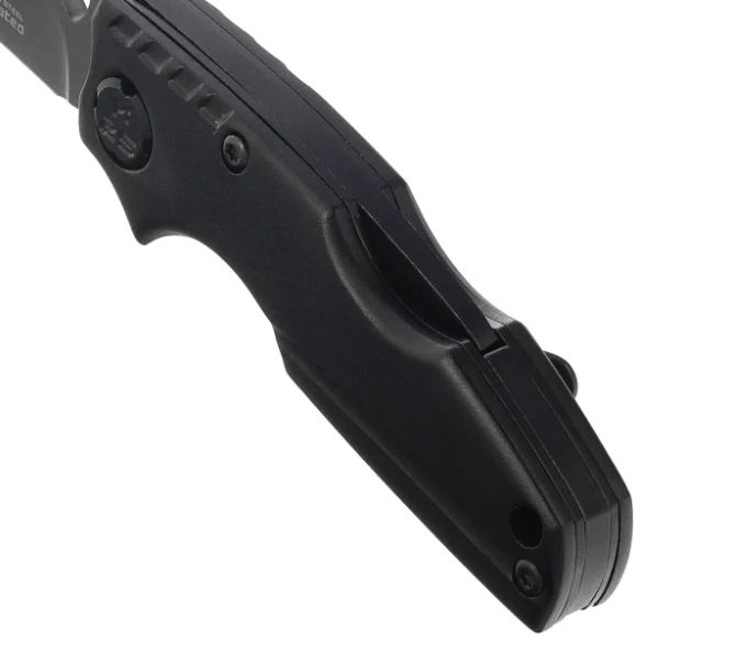 Couteau pliant tactique K25 18775 – lame 7Cr17MoV titane, manche aluminium noir – Image 5
